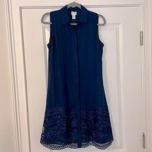 Navy Chico’s brand Dress. Size 00. Fits like a Medium.